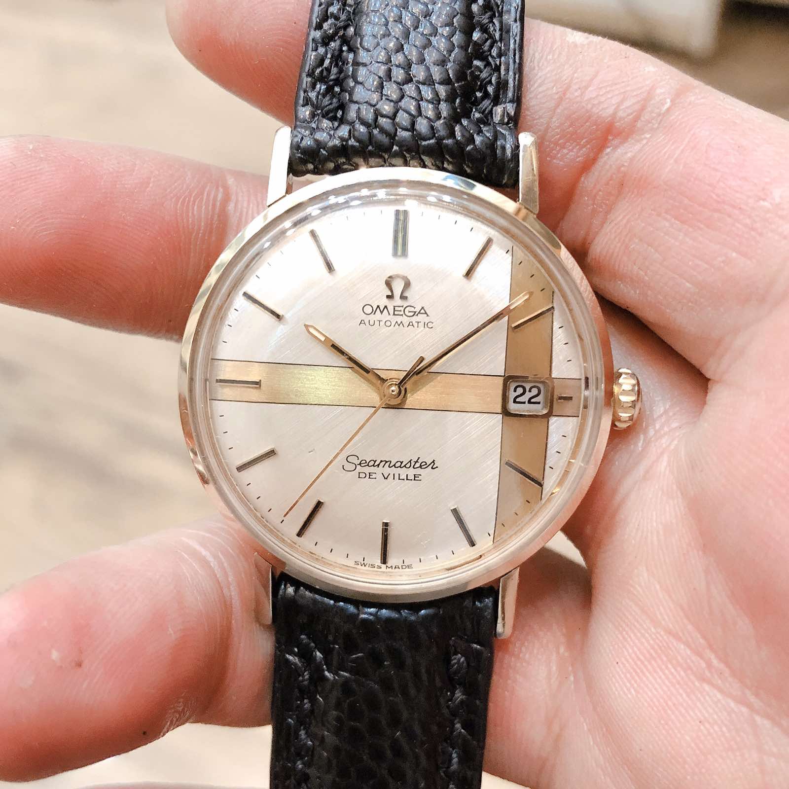 ng h c Omega seamaster De Ville automatic b c v ng 14k to n