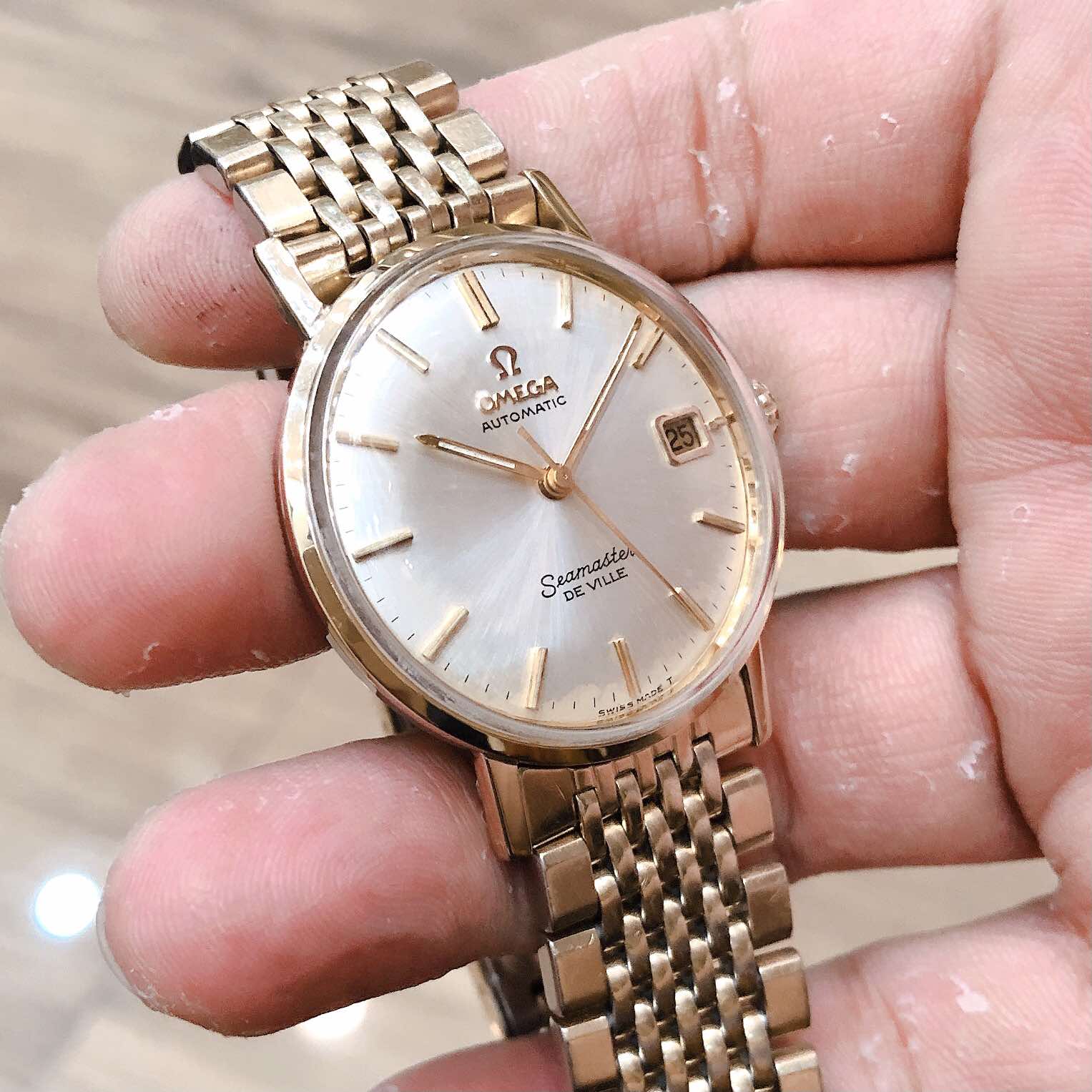 Đồng hồ cổ Omega seamaster Deville automatic Dmi Zin FULL chính hãng Thuỵ Sĩ 