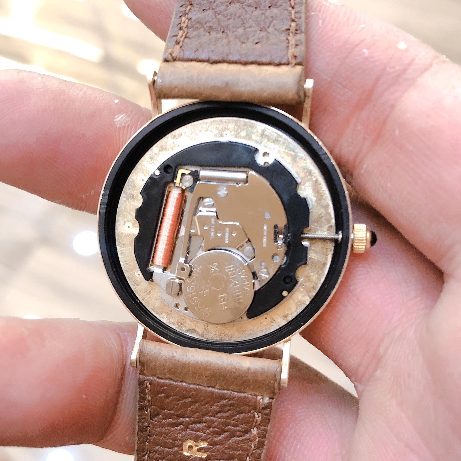 Đồng hồ Prestige time quartz Nữ vàng đúc 10k đặc nguyên khối chính hãng Thuỵ Sĩ 