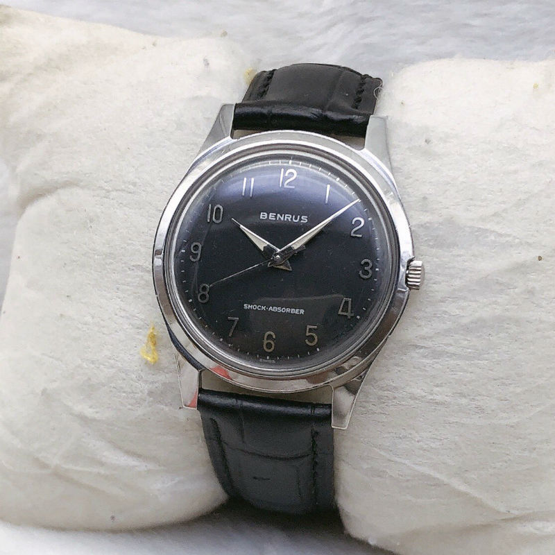 Đồng hồ cổ BENRUS mặt bao công lên dây chính hãng Thuỵ Sĩ