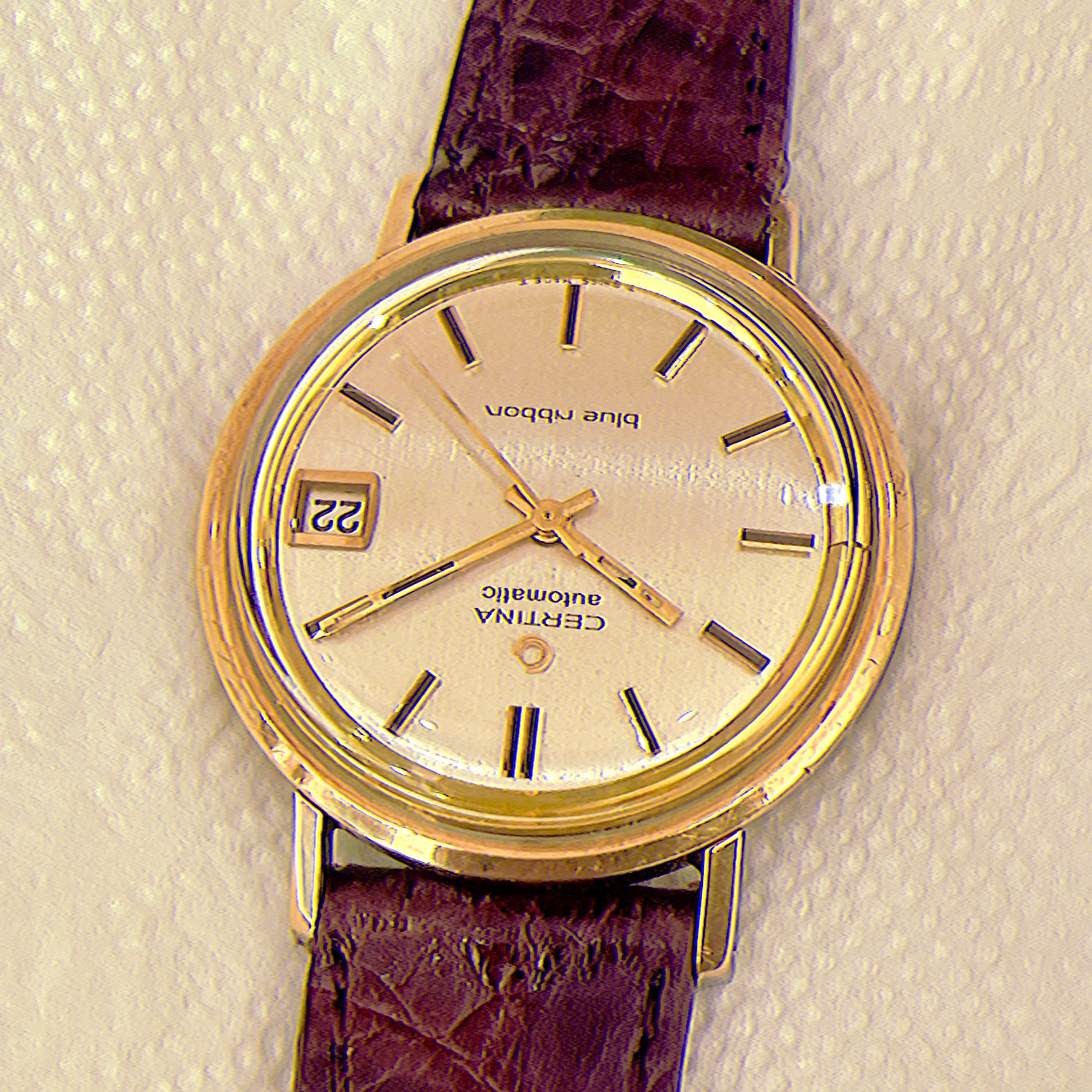 Đồng hồ cổ Certina ribbon automatic dmi chính hãng thụy Sĩ