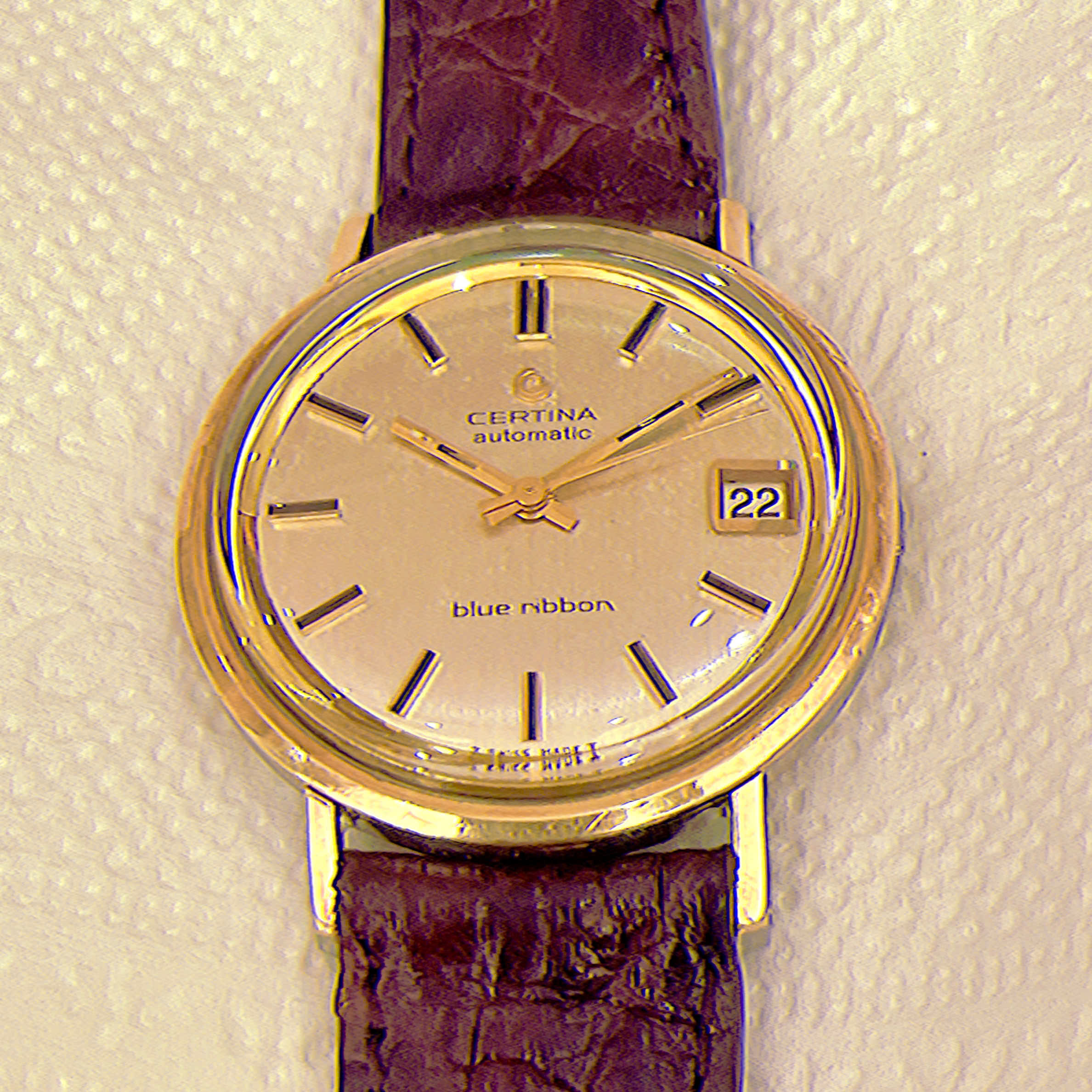 Đồng hồ cổ Certina ribbon automatic dmi chính hãng thụy Sĩ