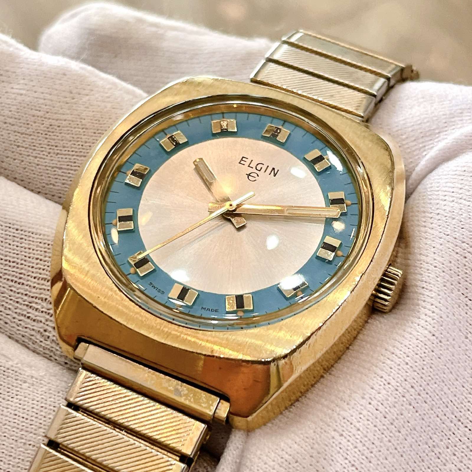 Đồng hồ cổ ELGIN lên dây lacke vàng 18k chính hãng Thụy Sỹ