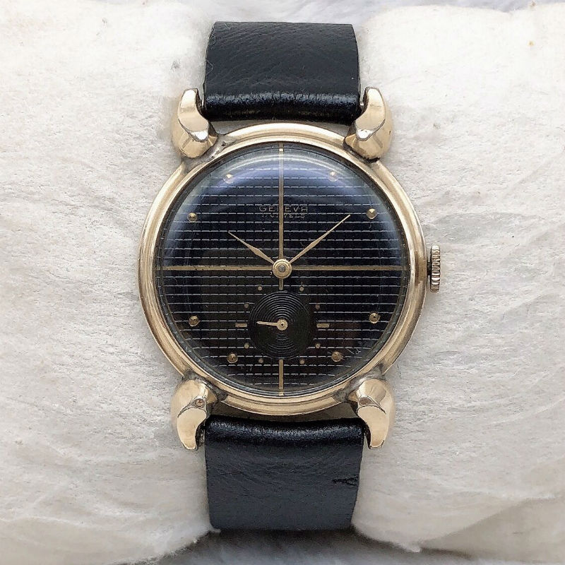 Đồng hồ cổ GENEVE LD 2,5 kim tai càng cua lacke 18k