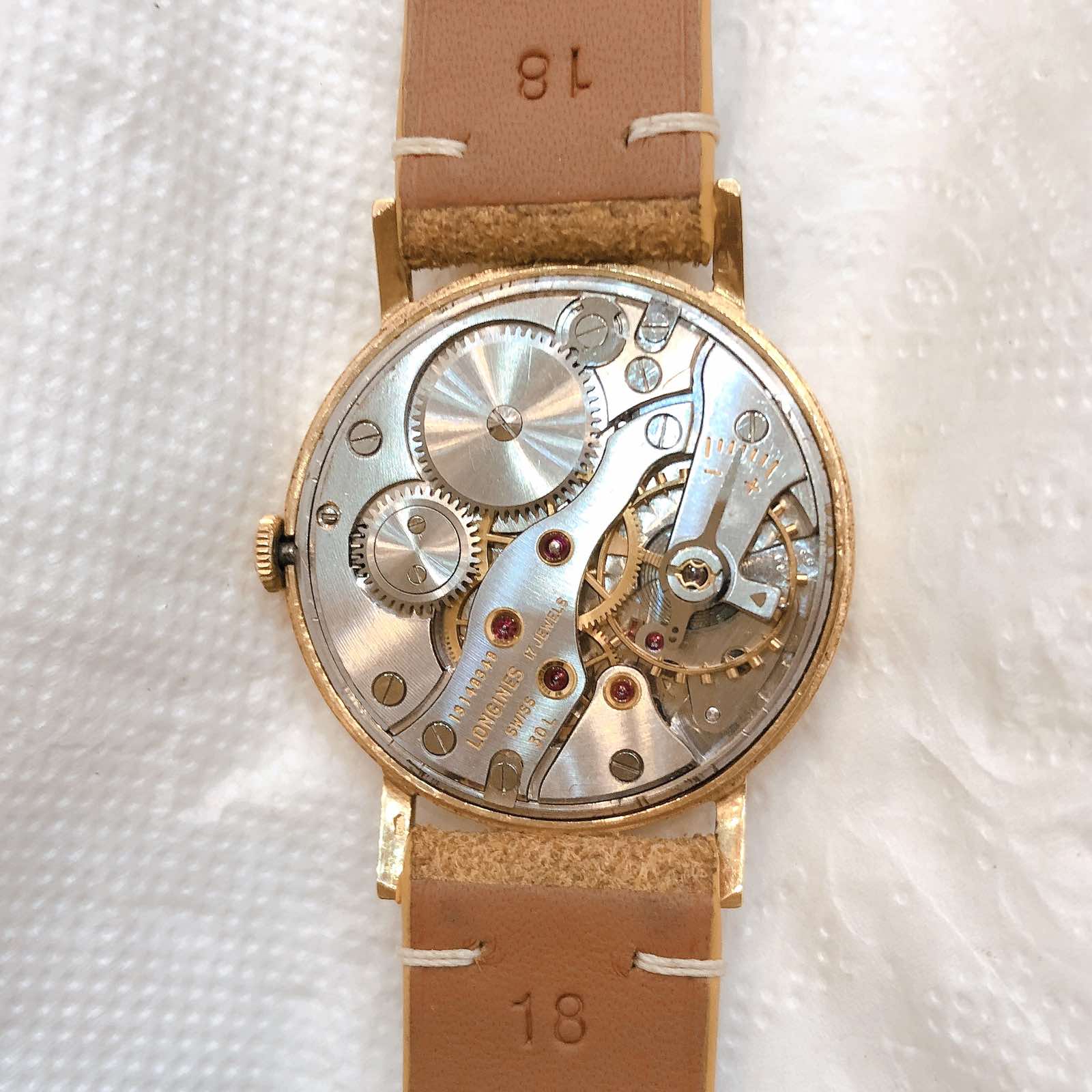 Đồng hồ cổ Longines hàng kỹ niệm vàng đúc 18k đặc nguyên khối chính hãng Thuỵ Sĩ