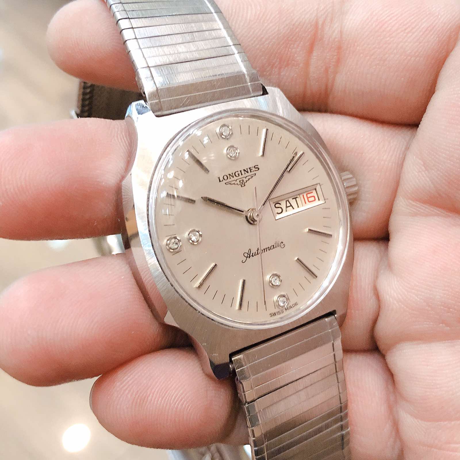 Đồng hồ cổ Longines automatic fullzin chính hãng Thụy Sĩ