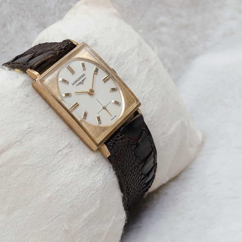 Đồng hồ cổ Longines nữ lên dây bọc vàng 10k goldfilled chính hãng Thuỵ Sĩ