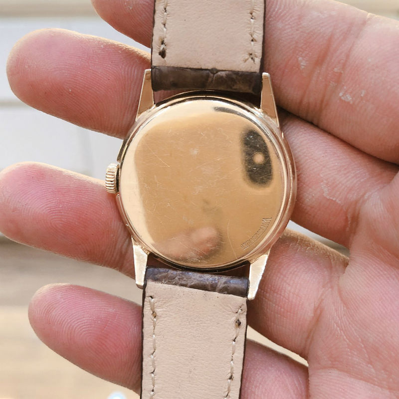 Đồng hồ cổ Lord Elgin 2 kim đĩa 14k goldfilled