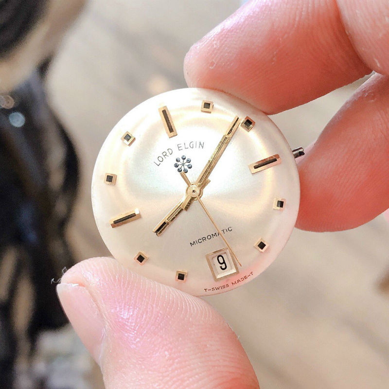 Đồng hồ cổ Lord Elgin vàng đúc 14k nguyên khối micromatic full box thuỵ sỹ 