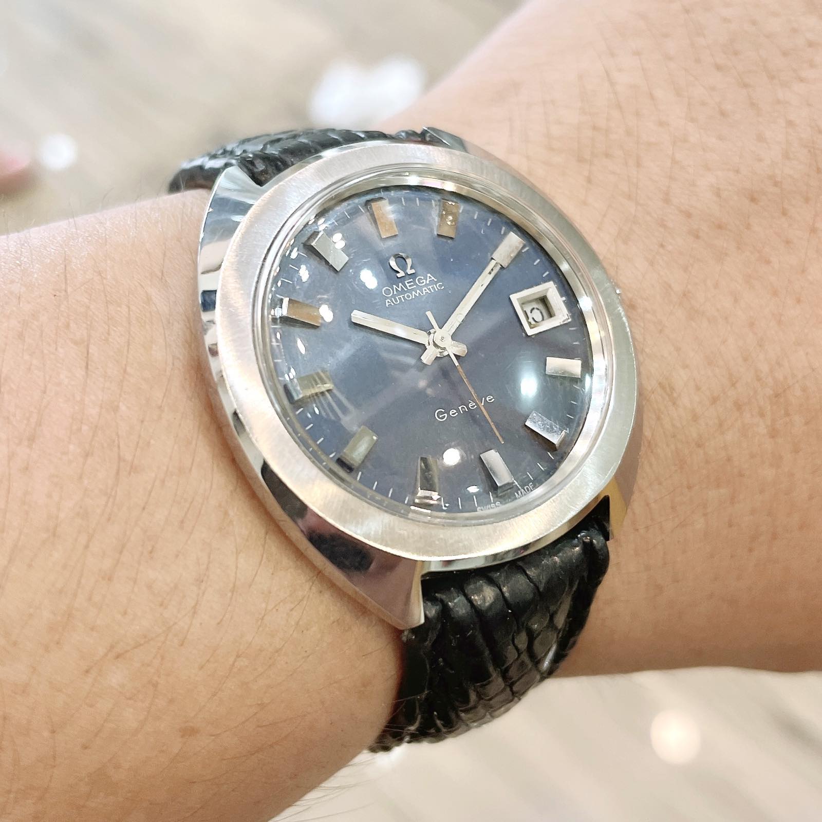 Đồng hồ cổ Omega Geneve automatic chính hãng Thụy Sĩ 