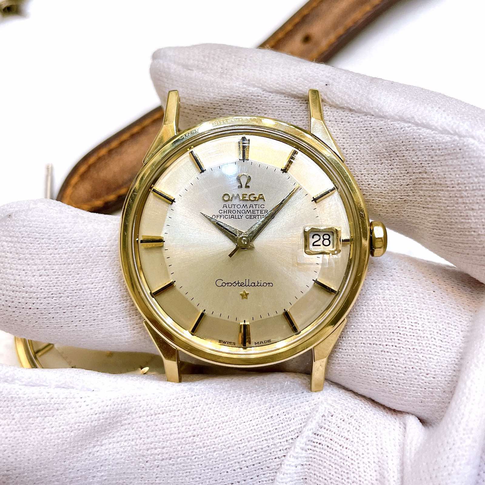 ng h c Omega Constellation Automatic B t Qu i v ng c 14k