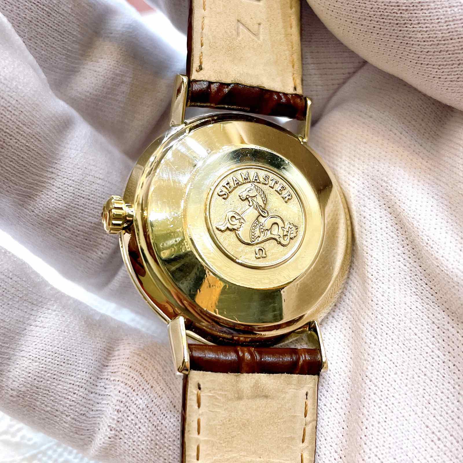 Đồng hồ cổ Omega seamaster De Ville Automatic bọc vàng 14k Goldfilled chính hãng Thụy Sĩ 