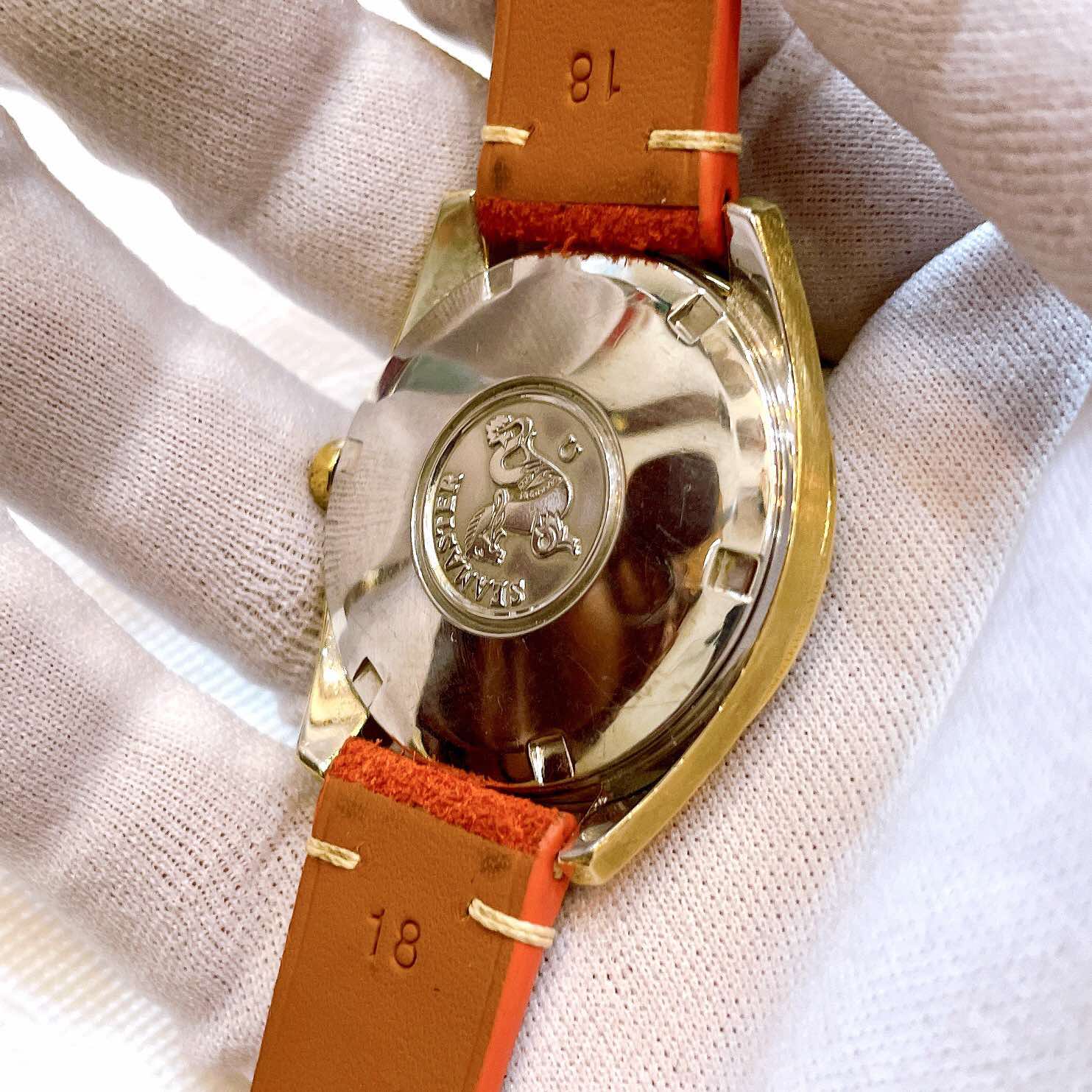 Đồng hồ cổ Omega automatic ngựa lớn phiên bản đặc biệt 5 dòng chữ chính hãng Thuỵ Sĩ
