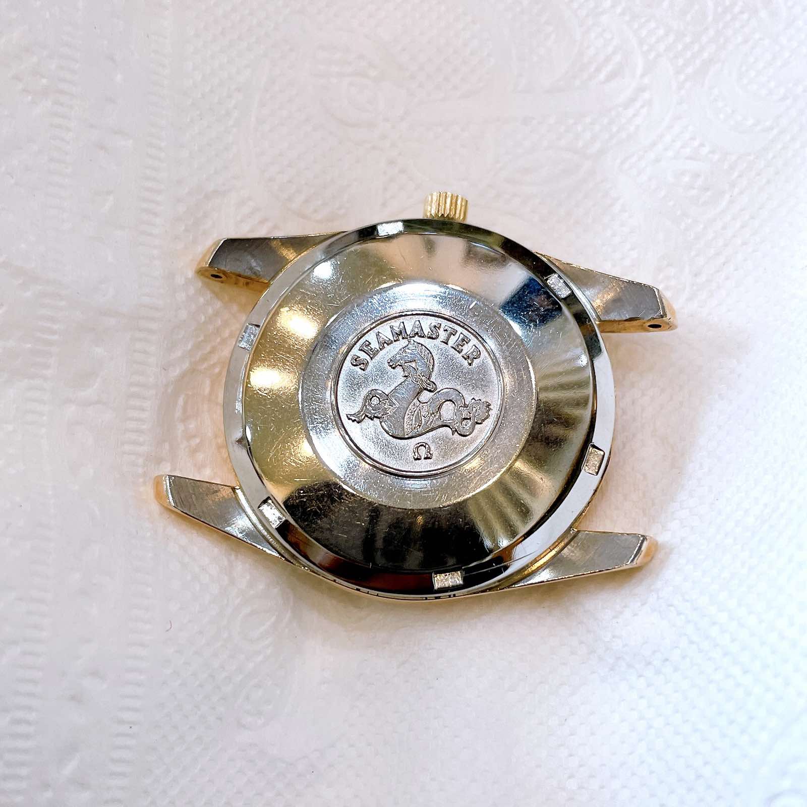 Đồng hồ cổ Omega automatic Seamaster vàng hồng phiên bản đặc biệt chính hãng Thụy Sĩ 