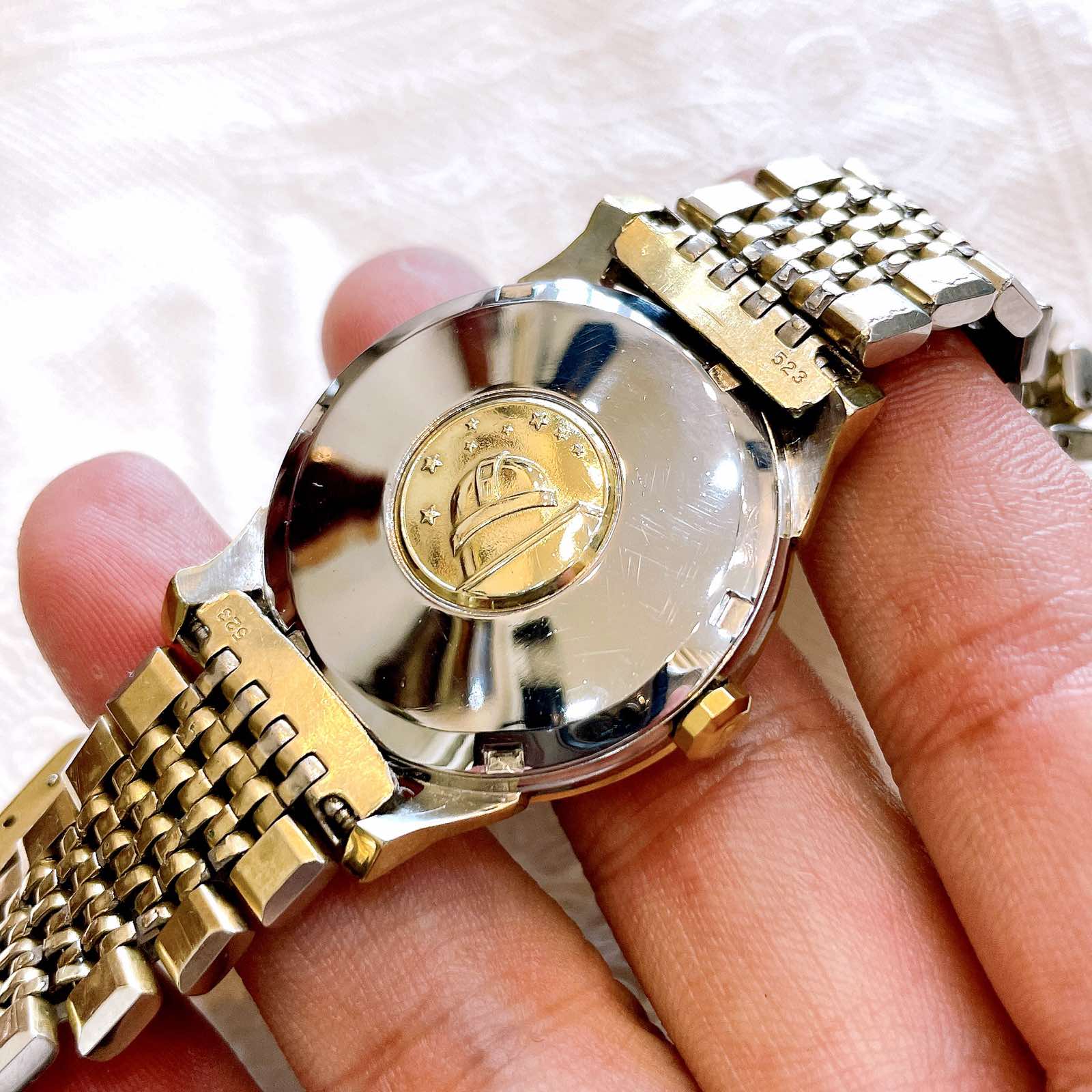 Đồng hồ cổ Omega Automatic Bát Quái demi full zin chính hãng Thụy Sĩ 