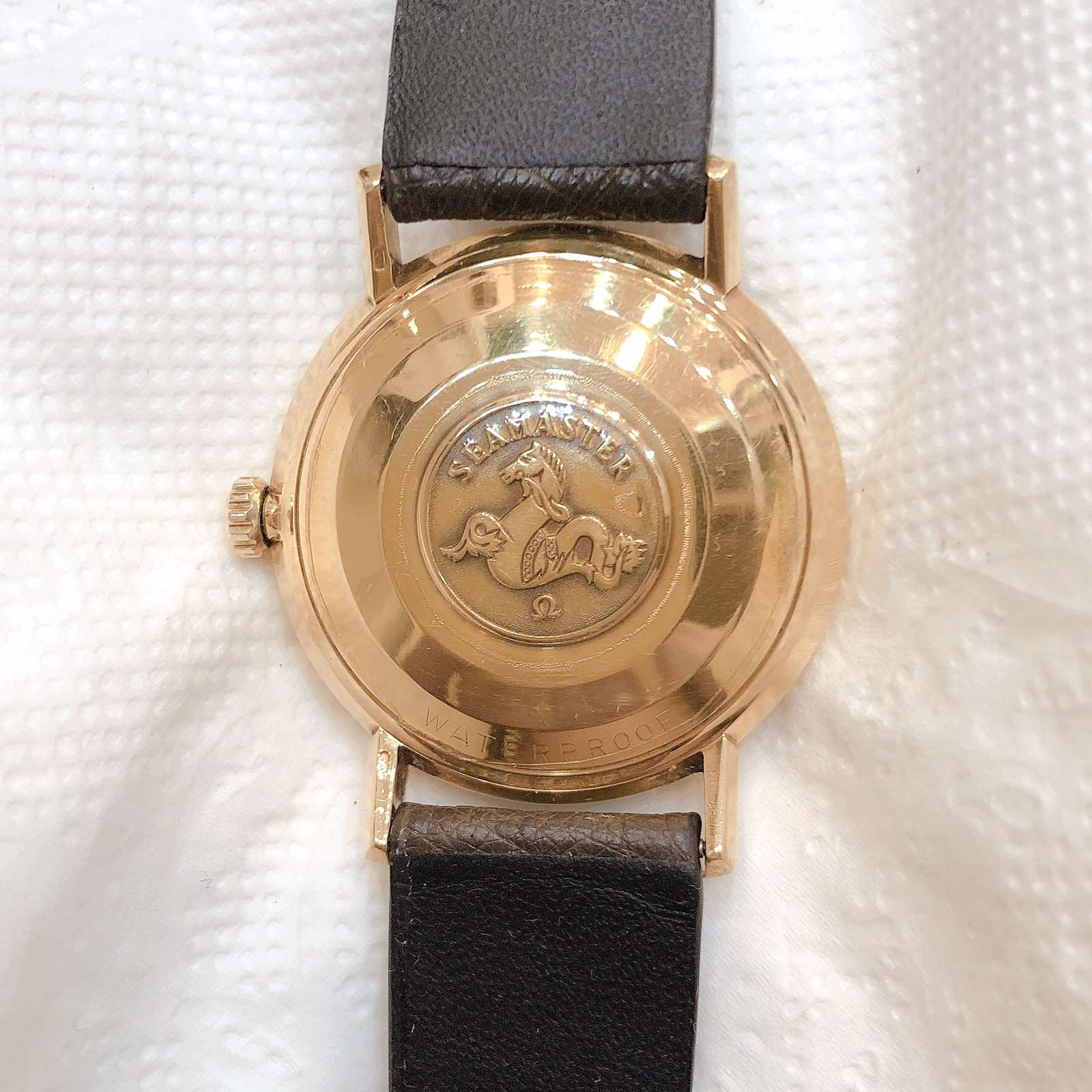 Đồng hồ cổ Omega seamaster De Ville Automatic vàng đúc 18k full chính hãng Thuỵ Sĩ