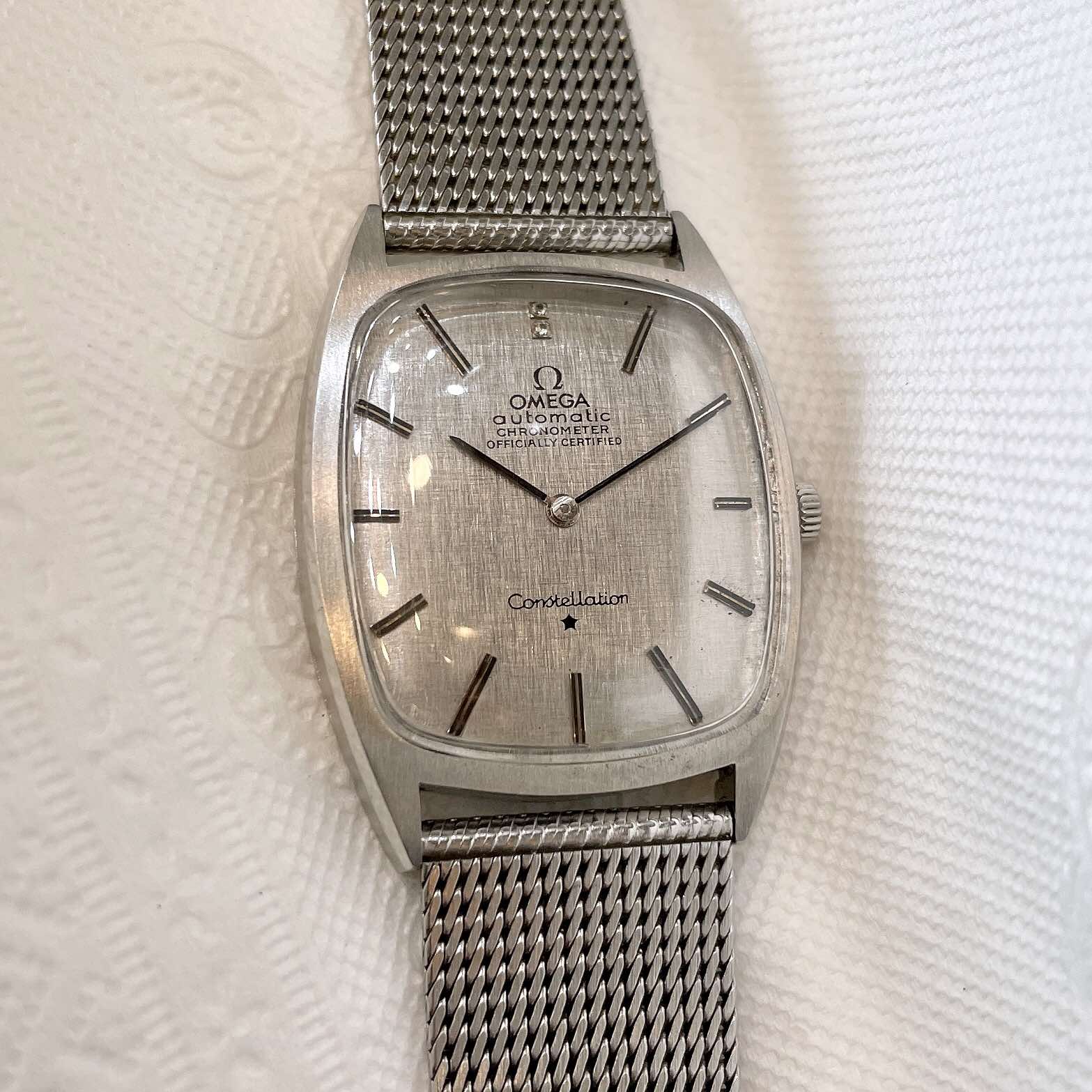Đồng hồ cổ Omega automatic constellation chính hãng Thuỵ Sĩ 
