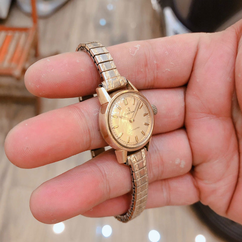 Đồng hồ cổ Omega seamaster Nữ lên dây lacke chính hãng thuỵ sỹ