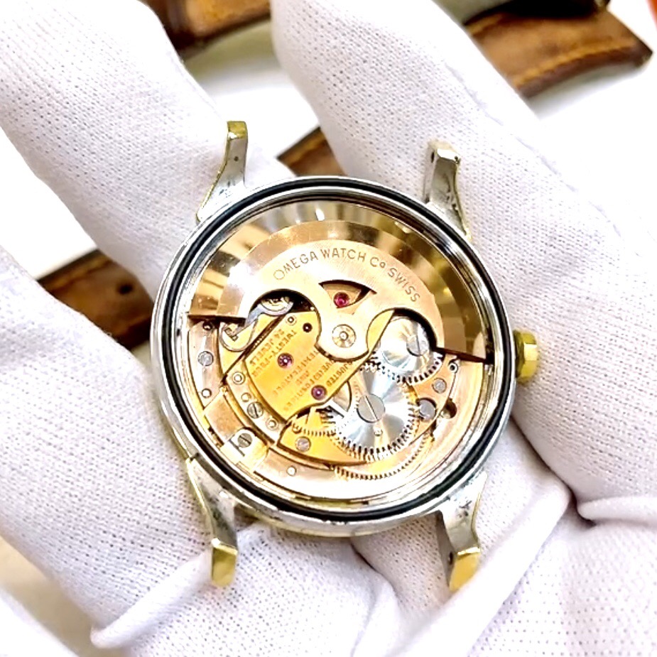 Đồng hồ cổ Omega Automatic Bát Quái demi chính hãng Thụy S