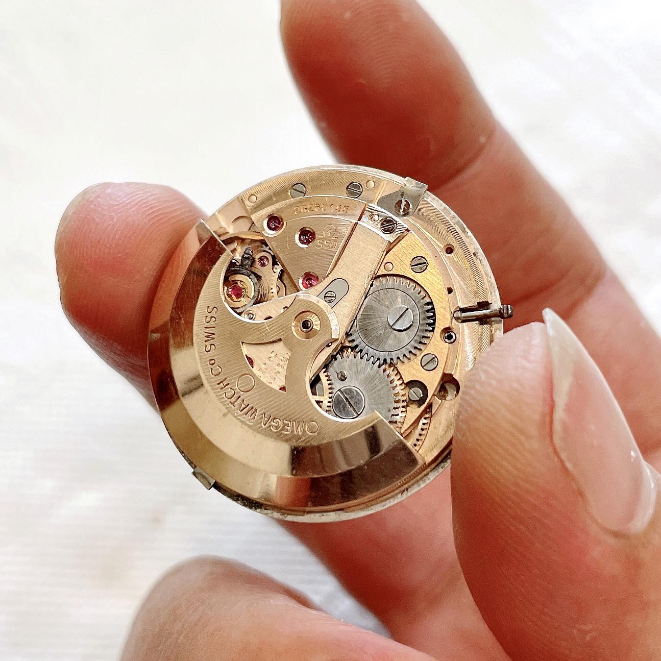 Đồng hồ cổ Omega seamaster De Ville Automatic bọc vàng chính hãng Thụy Sĩ 