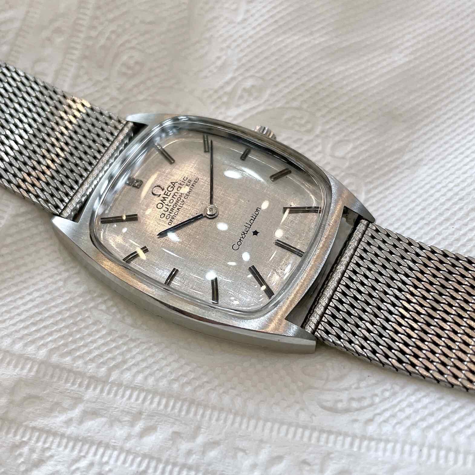 Đồng hồ cổ Omega automatic constellation chính hãng Thuỵ Sĩ 