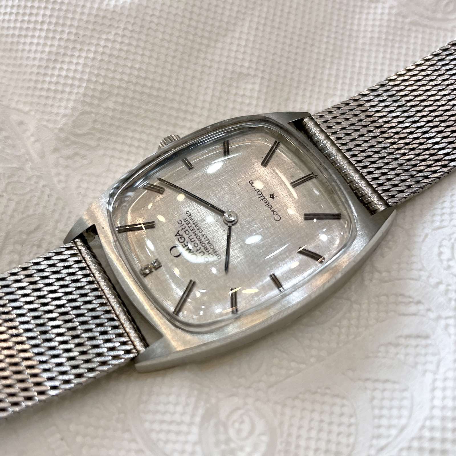 Đồng hồ cổ Omega automatic constellation chính hãng Thuỵ Sĩ 