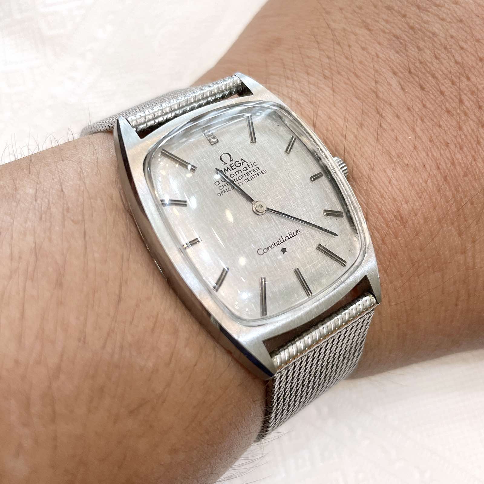 Đồng hồ cổ Omega automatic constellation chính hãng Thuỵ Sĩ 