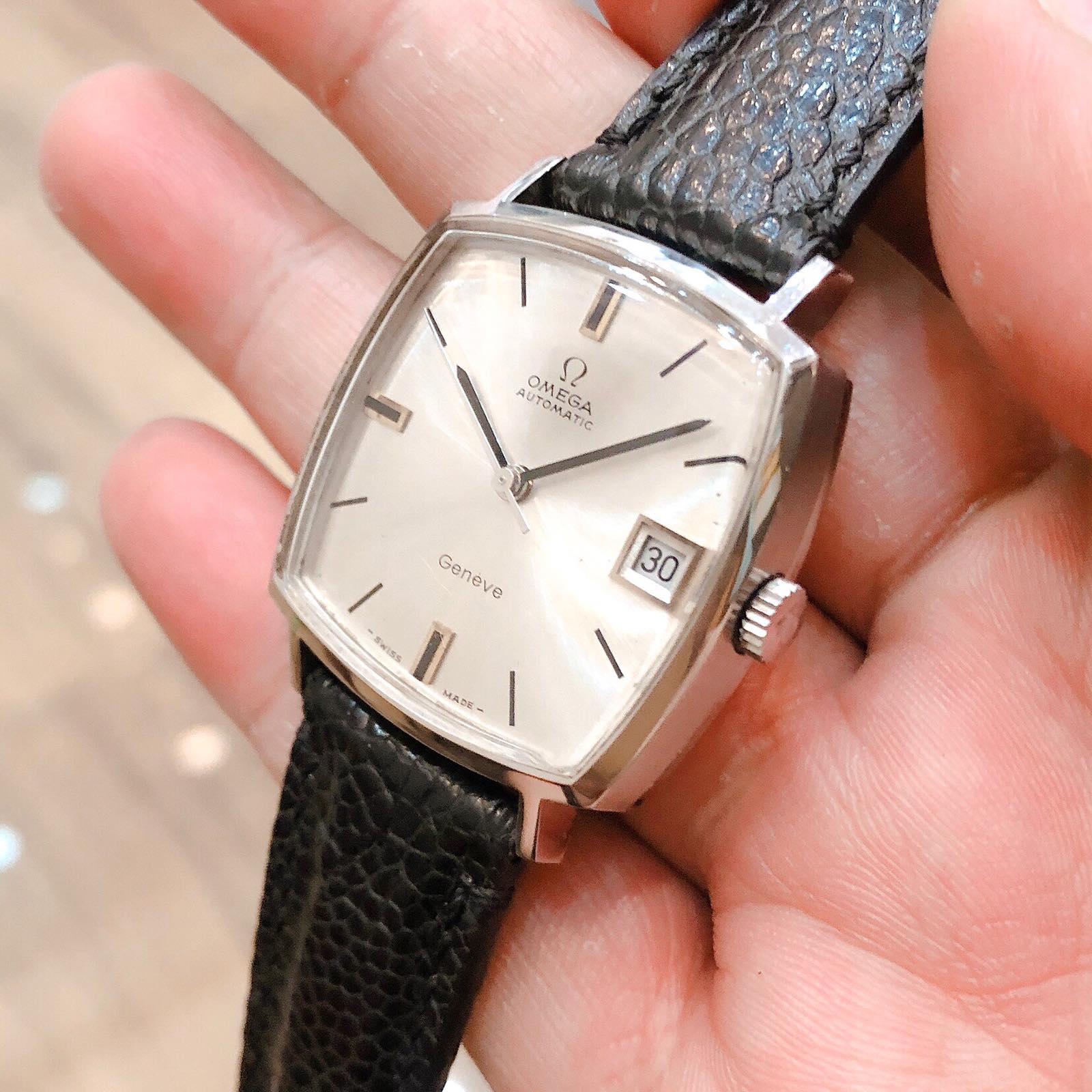 Đồng hồ cổ Omega automatic Geneve chính hãng Thuỵ Sĩ