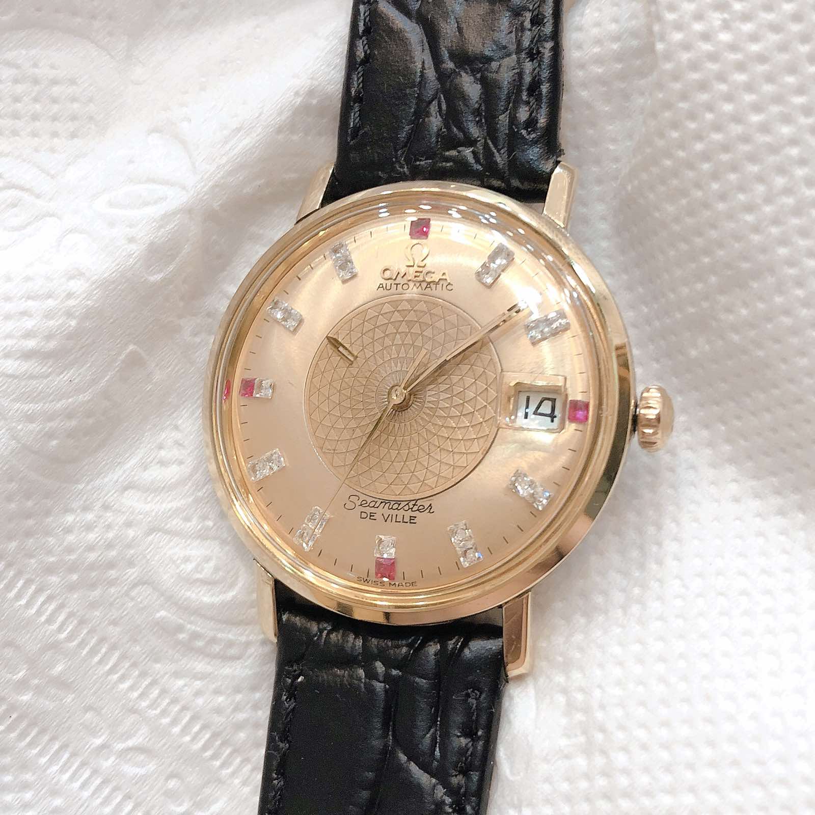 Đồng hồ cổ Omega seamaster De Ville kim đĩa DMI automatic chính hãng Thuỵ Sĩ