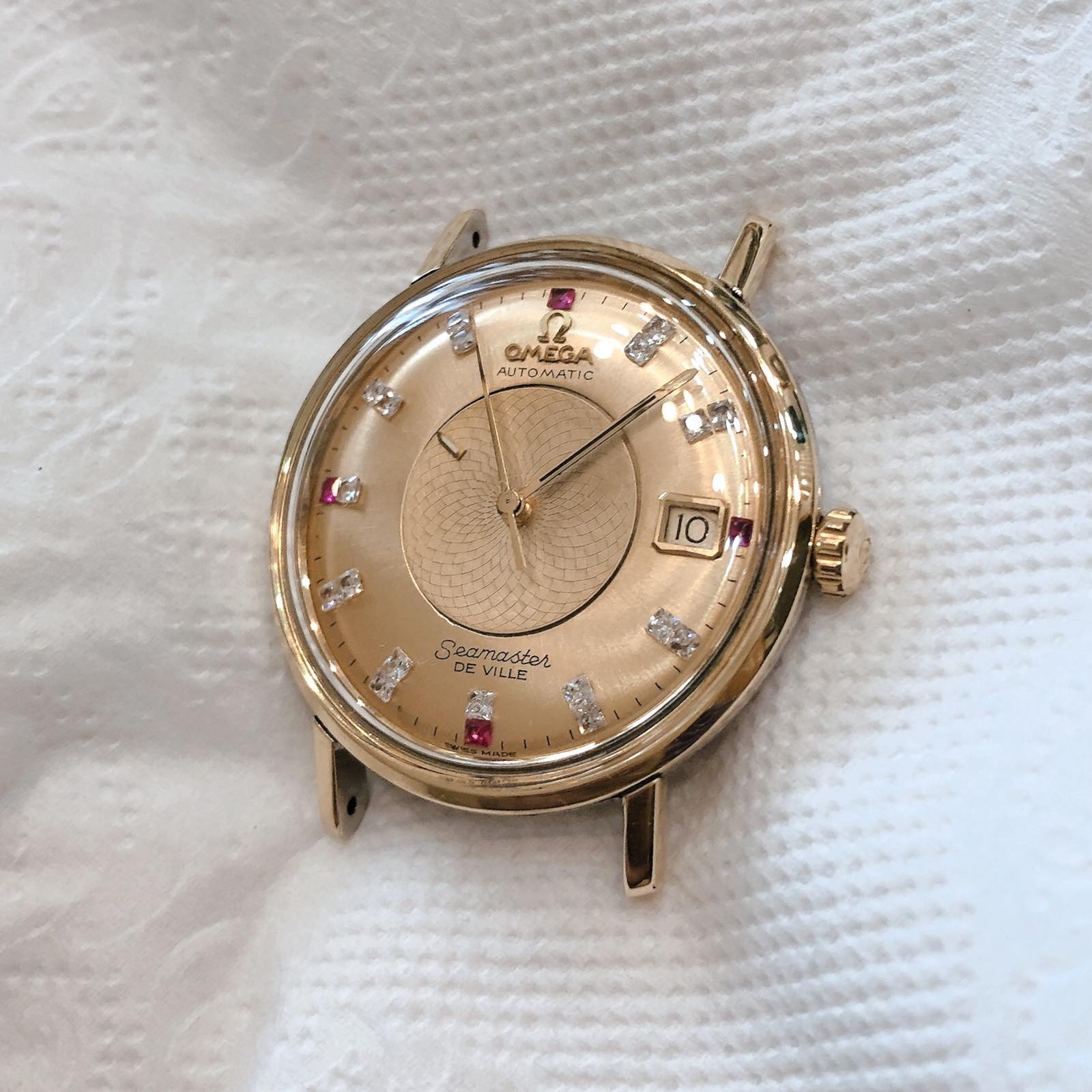 Đồng hồ cổ Omega seamaster De Ville kim đĩa DMI phiên bản đặc Automatic chính hãng Thuỵ Sĩ