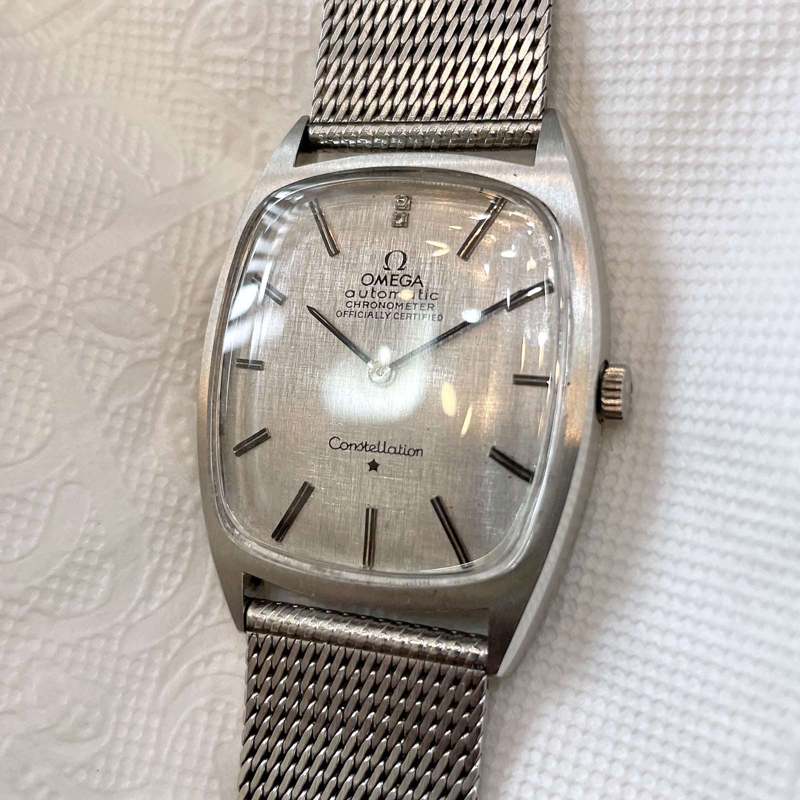 Đồng hồ cổ Omega automatic constellation chính hãng Thuỵ Sĩ 