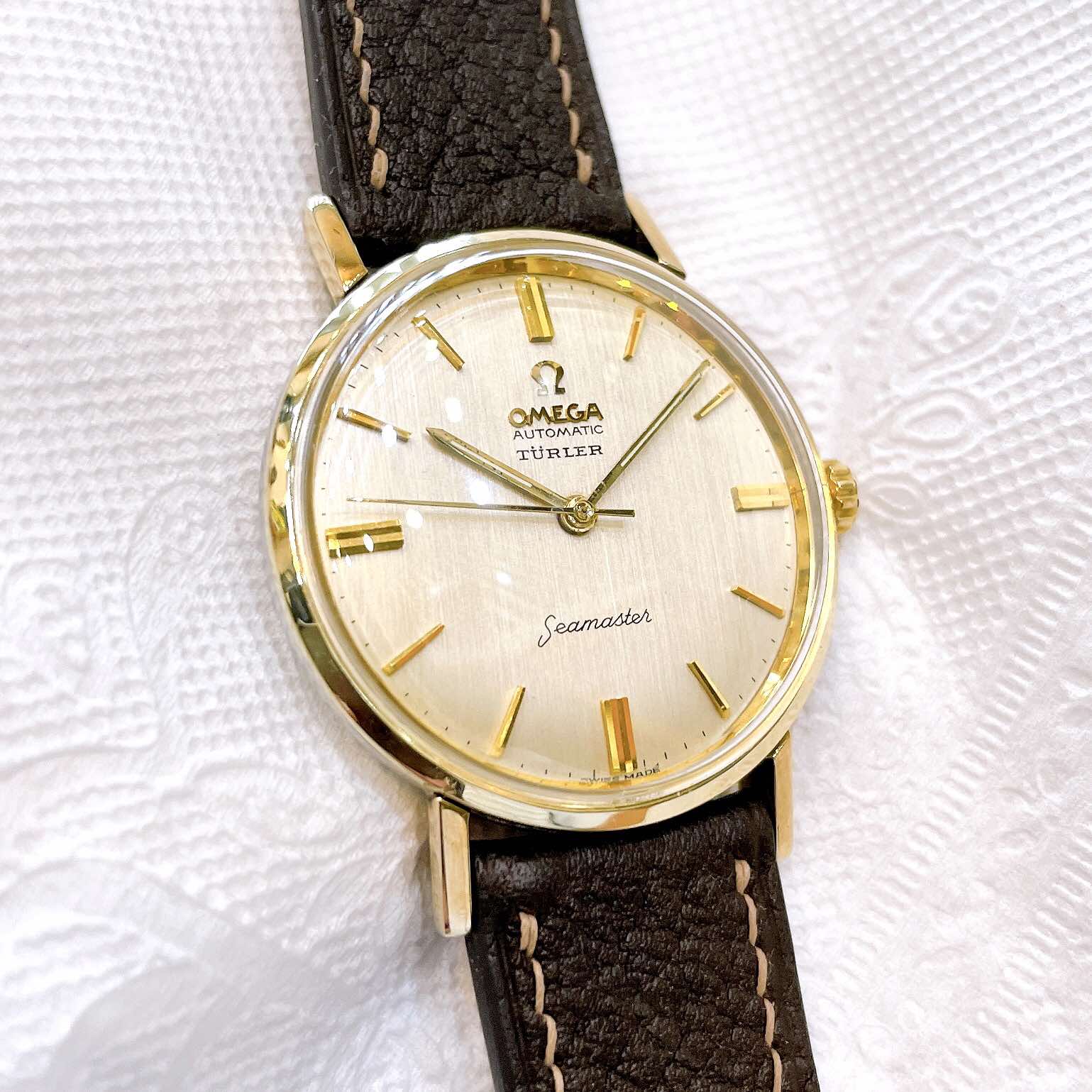 Đồng hồ cổ Omega seamaster TURLER automatic DMi chính hãng Thụy Sĩ 
