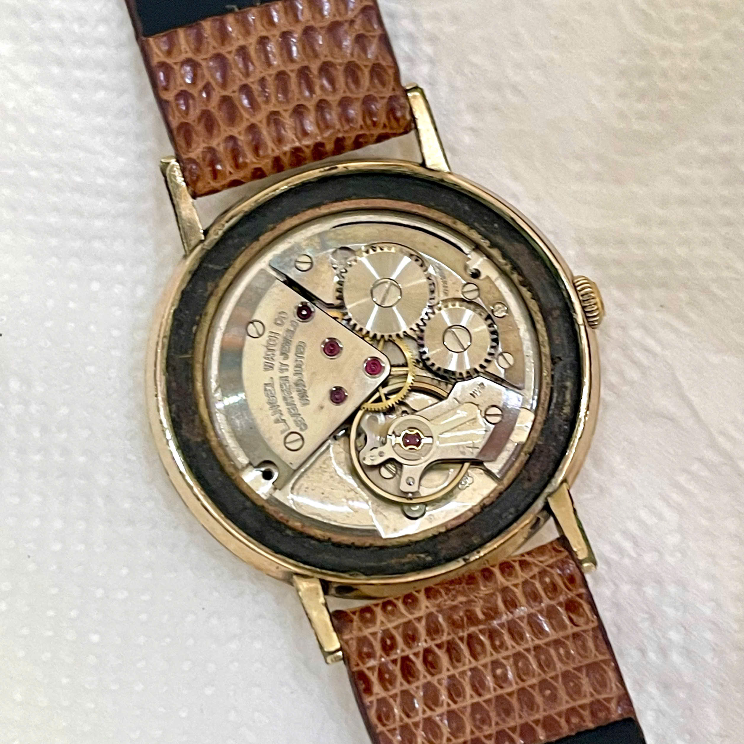 Đồng hồ cổ Philippe Pinel lên dây bọc vàng 10k chính hãng Thụy Sĩ