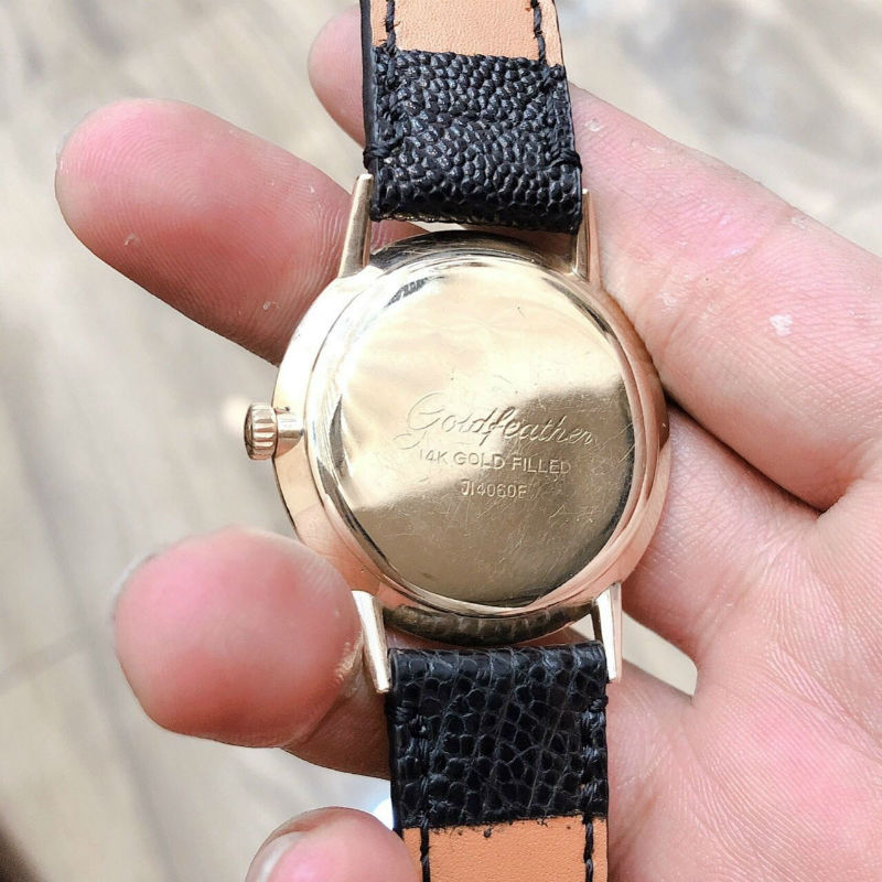 Đồng hồ cổ SEIKO GOLDFEATHER 14k goldfilled 25 jewels chính hãng nhật bản