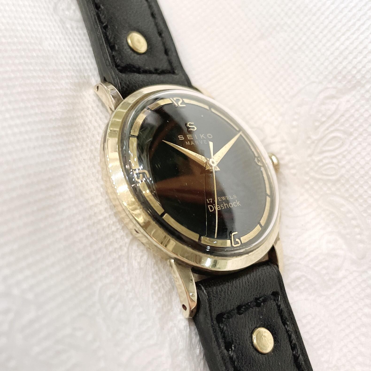 Đồng hồ cổ Seiko MARVEL lên dây bọc vàng chính hãng nhật bản