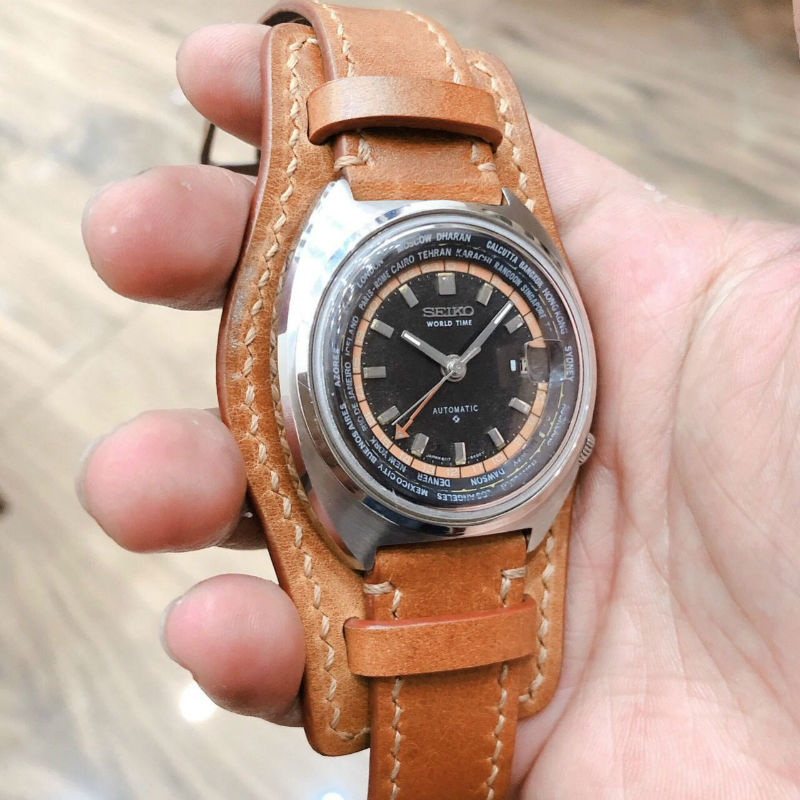 Đồng hồ SEIKO WORLD TIME automatic chính hãng nhật bản