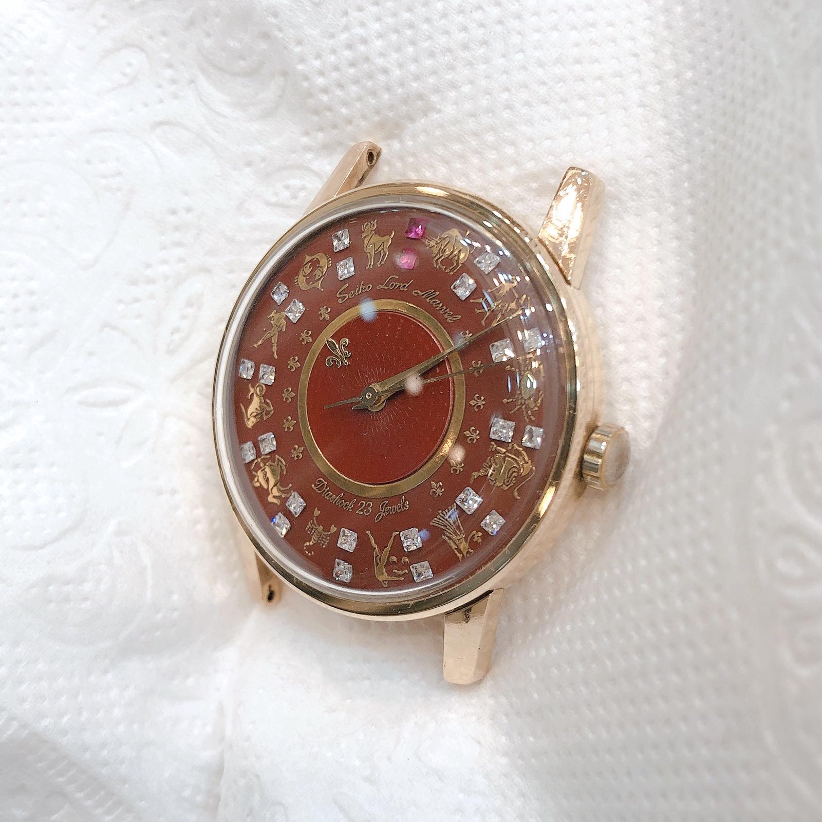 Đồng hồ cổ Seiko Lord Marvel phiên bản đặc biệt lên dây 14k goldfilled chính hãng Nhật Bản 