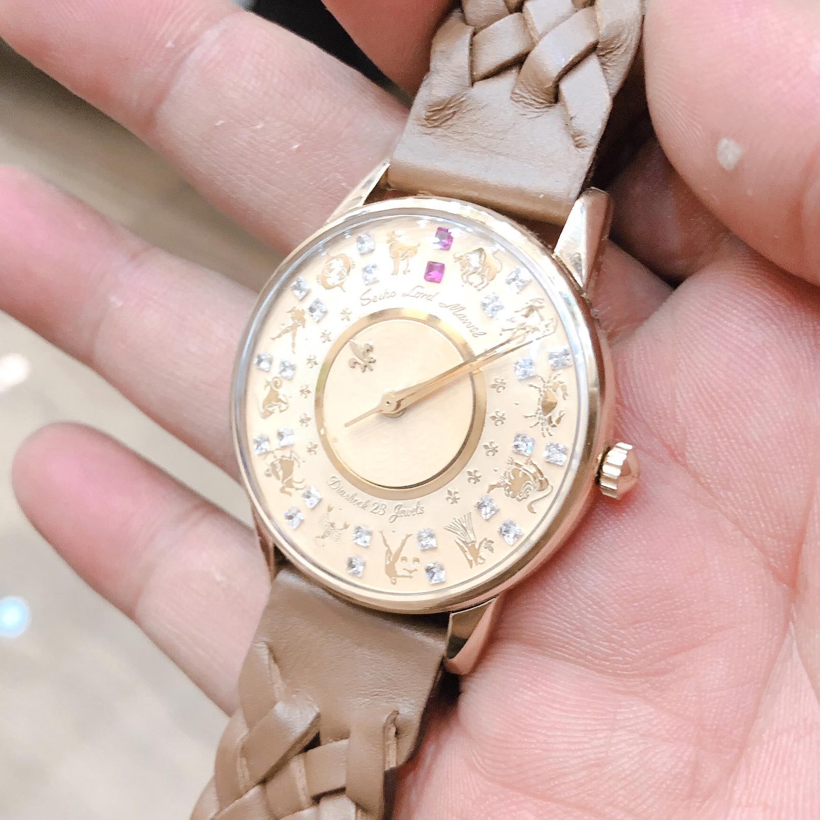 Đồng hồ cổ Seiko Lord Marvel lên dây bọc vàng 14k goldfilled chính hãng Nhật Bản