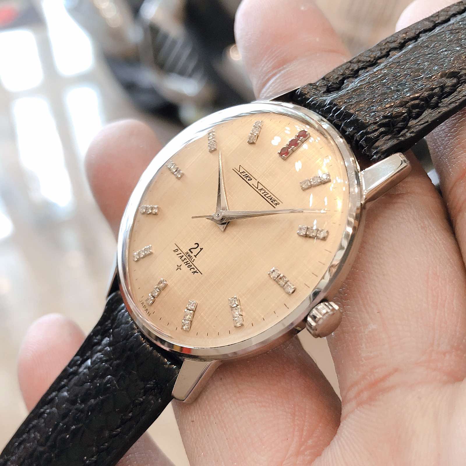 Đồng hồ cổ Seiko Skyliner lên dây chính hãng nhật bản