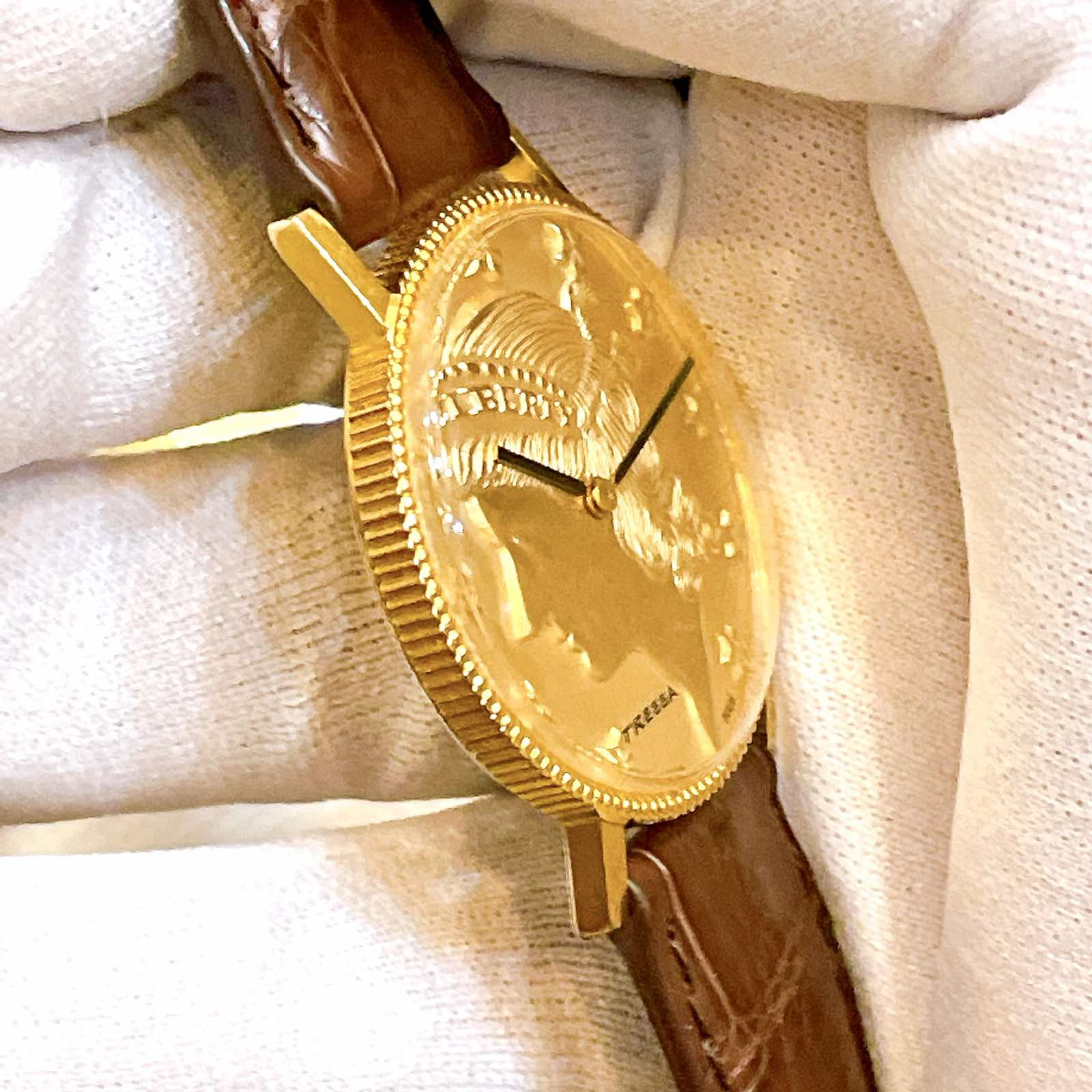 Đồng hồ Tressa lên dây lacke vàng 18k đồng tiền siêu mỏng cực đẹp chính hãng Thụy Sĩ