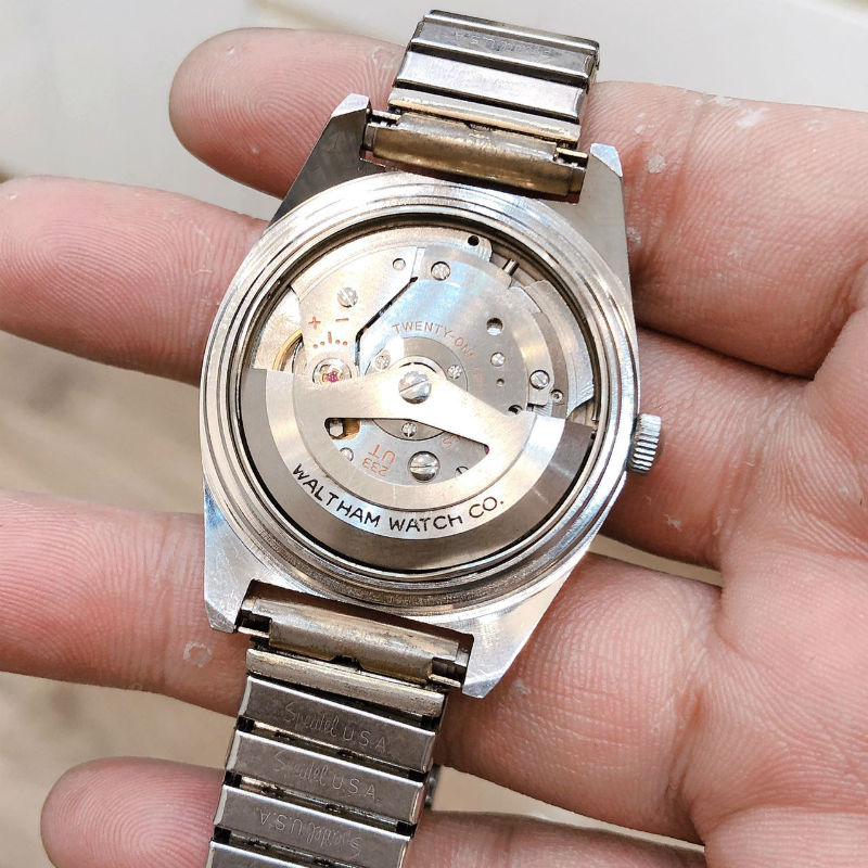 Đồng hồ cổ Waltham automatic chính hãng thuỵ sỹ