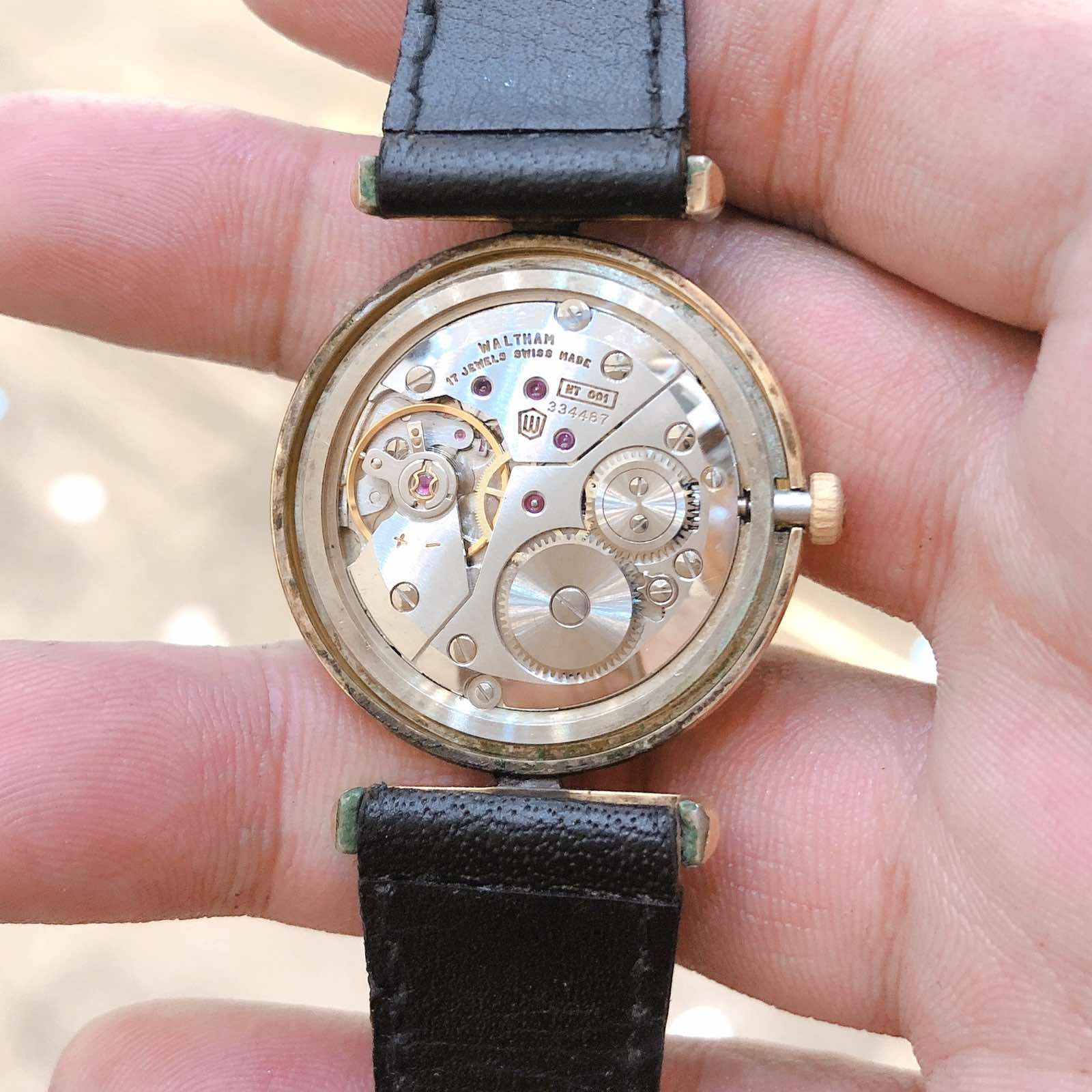 Đồng hồ Waltham Nữ Maxim lacke 18k lên dây siêu mỏng thuỵ sỹ