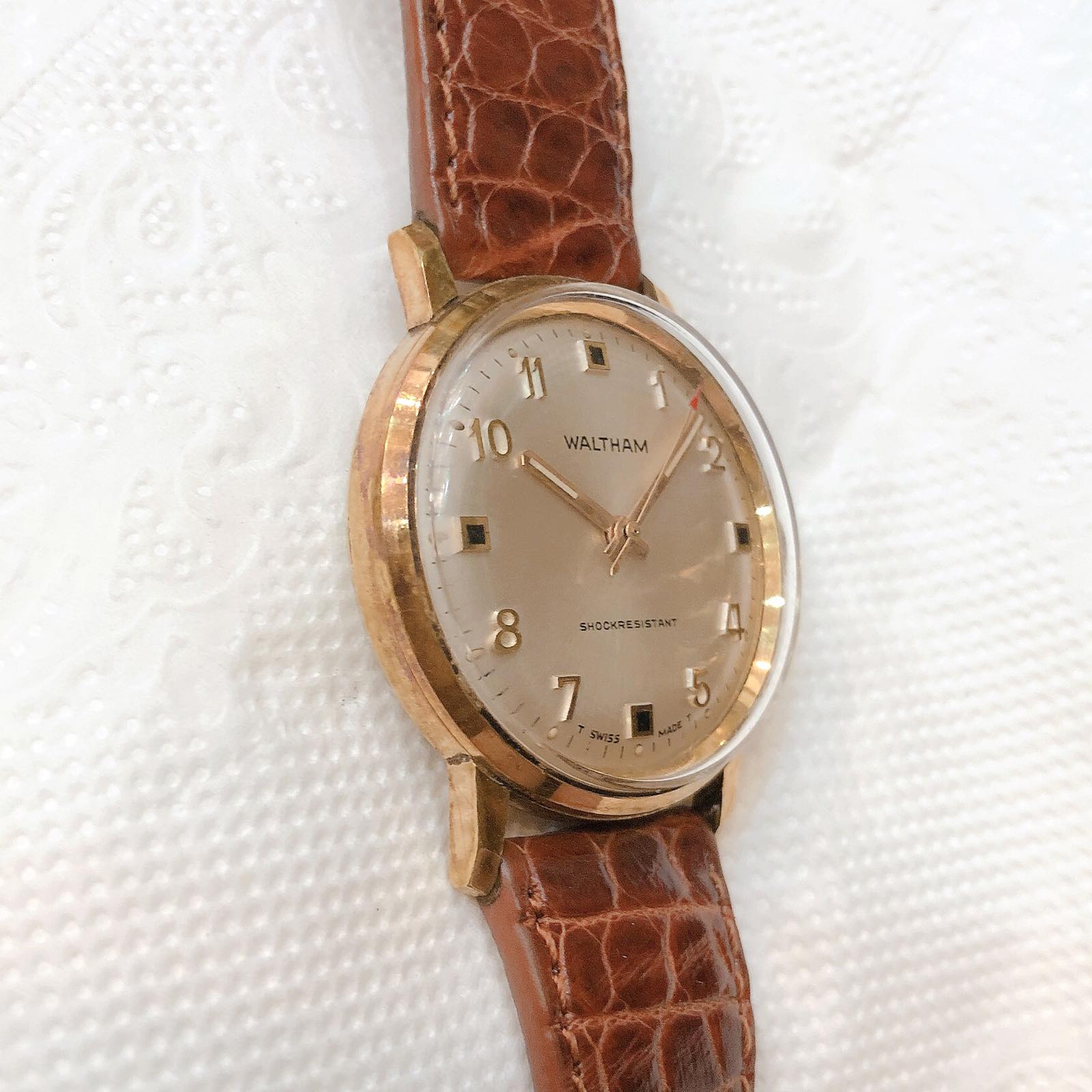 Đồng hồ cổ Waltham ld lên dây LACKE 18k chính hãng Thụy Sỹ