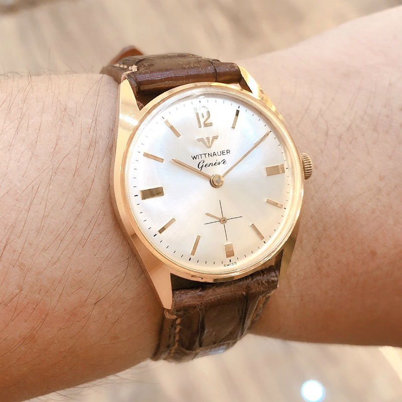 Đồng hồ cổ Wittnauer - longines lên dây lacke vàng chính hãng thuỵ sỹ