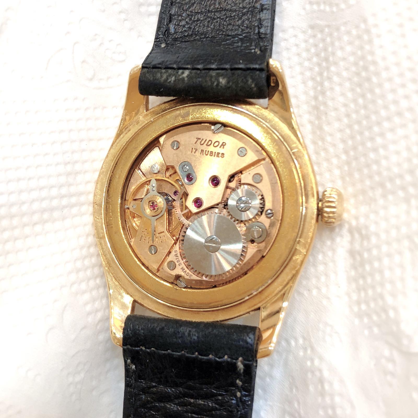 Đồng hồ Tudor - Rolex vàng đúc 18k lên dây chính hãng Thụy Sĩ