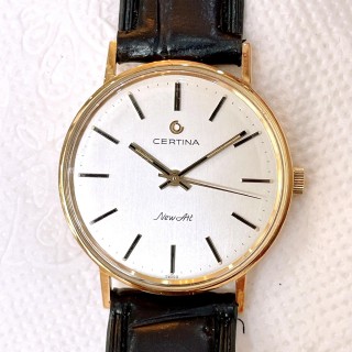 Đồng hồ cổ Certina lên dây vàng đúc 18k chính hãng thụy Sĩ