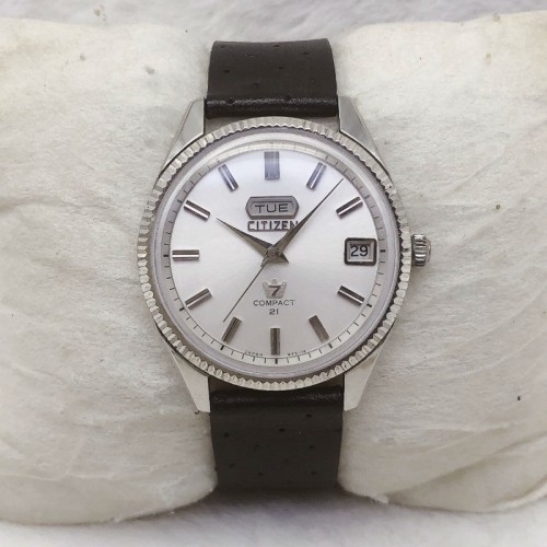 Đồng hồ cổ CITIZEN 7 automatic 2 lịch treo chính hãng nhật bản