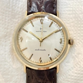 Đồng hồ cổ Hamilton Automatic bọc vàng 10k chính hãng thụy Sĩ
