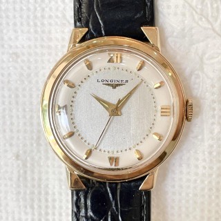 Đồng hồ cổ Longines lên dây vàng đúc 14k chính hãng thụy Sĩ