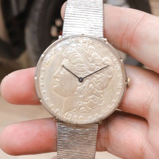 Đồng hồ cổ Đồng Xu Bạc chính hãng Thuỵ Sĩ